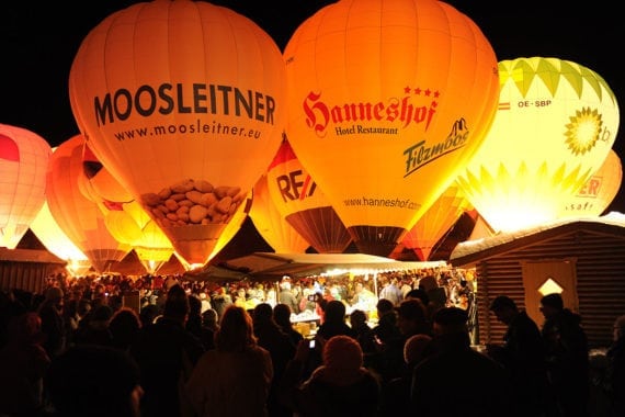 Ballonfahrten, Winterurlaub in Filzmoos