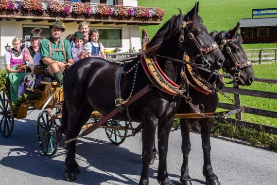 Pferdekutschenfahrten, Sommerurlaub in Filzmoos