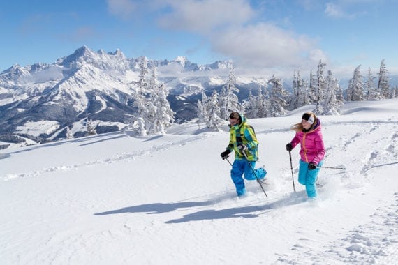 Schneeschuhwandern, Winterurlaub in Filzmoos