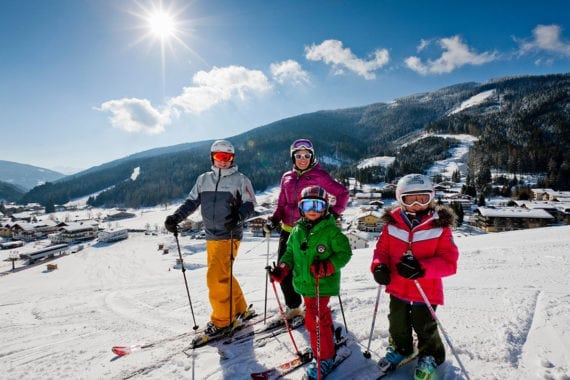 Skifahren, Winterurlaub in Filzmoos